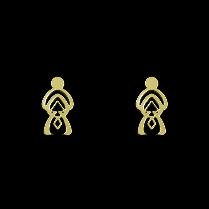 گوشواره طلا 18 عیار زنانه مدوپد مدل هندسی کد GA1-10310 گوشواره طلا 18 عیار زنانه مدوپد مدل هندسی کد GA1-10310