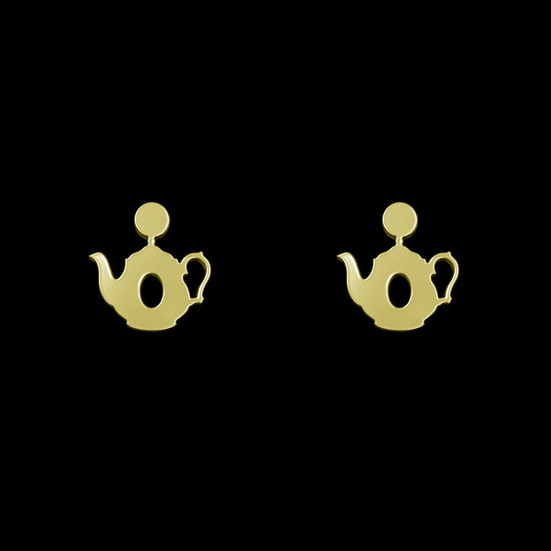 گوشواره طلا 18 عیار زنانه مدوپد مدل قوری کد GA1-10343 گوشواره طلا 18 عیار زنانه مدوپد مدل قوری کد GA1-10343