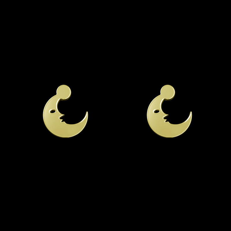 گوشواره طلا 18 عیار زنانه مدوپد مدل ماه کد GA1-10391 گوشواره طلا 18 عیار زنانه مدوپد مدل ماه کد GA1-10391