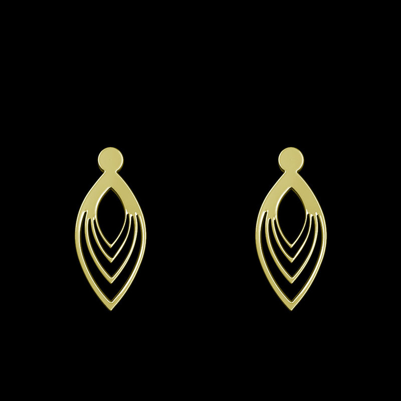 گوشواره طلا 18 عیار زنانه مدوپد مدل اشک کد GA1-10543 گوشواره طلا 18 عیار زنانه مدوپد مدل اشک کد GA1-10543