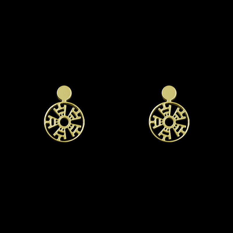 گوشواره طلا 18 عیار زنانه مدوپد مدل دایره کد GA1-10658 گوشواره طلا 18 عیار زنانه مدوپد مدل دایره کد GA1-10658