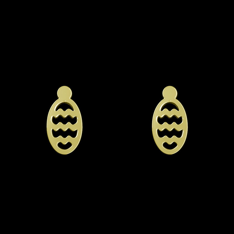 گوشواره طلا 18 عیار زنانه مدوپد مدل بیضی کد GA1-10746 گوشواره طلا 18 عیار زنانه مدوپد مدل بیضی کد GA1-10746