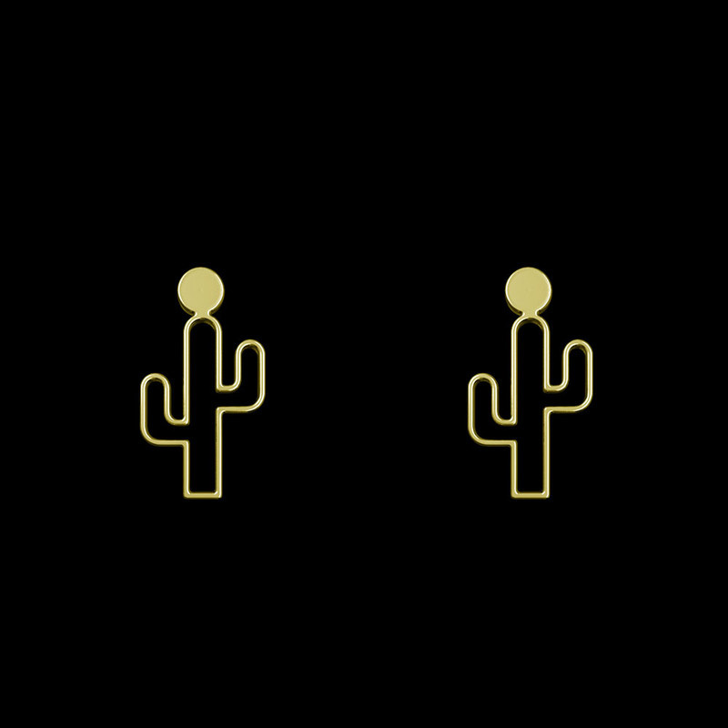 گوشواره طلا 18 عیار زنانه مدوپد مدل کاکتوس کد GA1-10798 گوشواره طلا 18 عیار زنانه مدوپد مدل کاکتوس کد GA1-10798