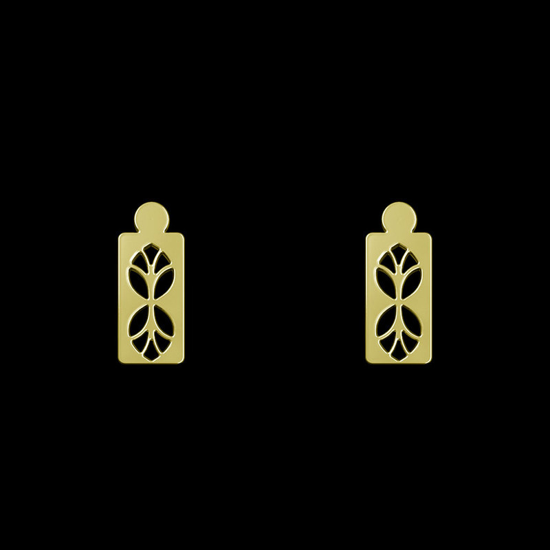 گوشواره طلا 18 عیار زنانه مدوپد مدل مستطیل کد GA1-10863 گوشواره طلا 18 عیار زنانه مدوپد مدل مستطیل کد GA1-10863