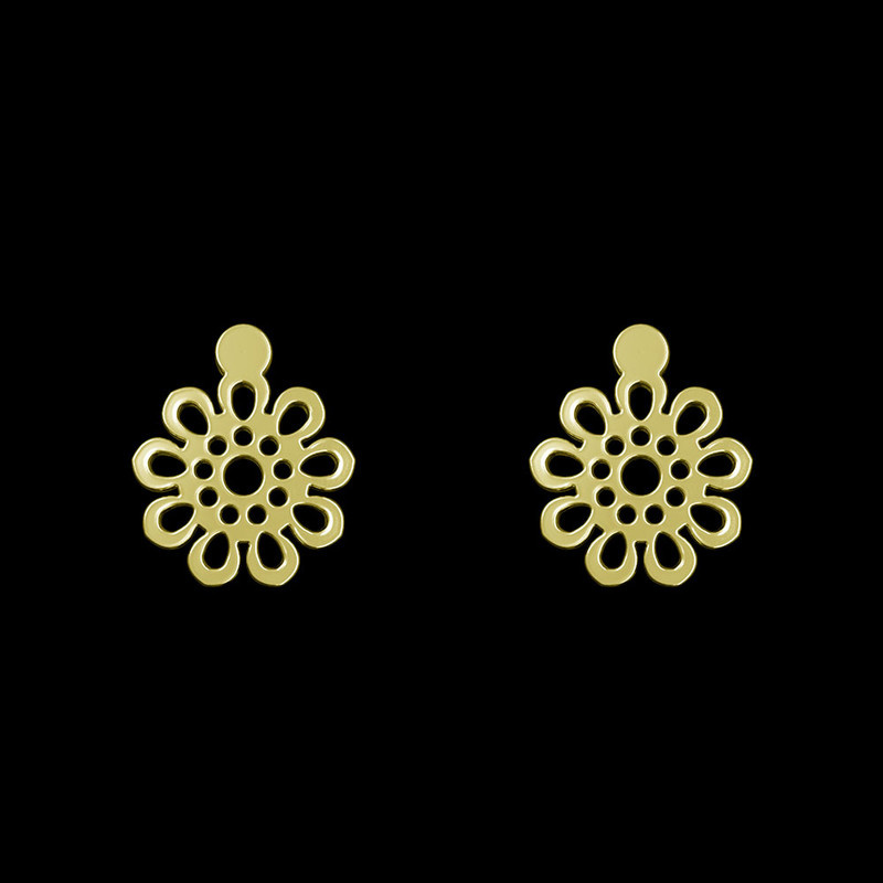 گوشواره طلا 18 عیار زنانه مدوپد مدل گل کد GA1-10864 گوشواره طلا 18 عیار زنانه مدوپد مدل گل کد GA1-10864