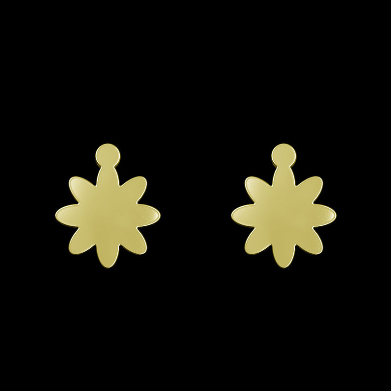 گوشواره طلا 18 عیار زنانه مدوپد مدل گل کد GA1-10866 گوشواره طلا 18 عیار زنانه مدوپد مدل گل کد GA1-10866