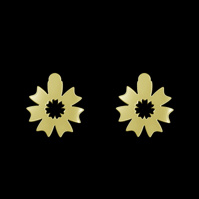 گوشواره طلا 18 عیار زنانه مدوپد مدل گل کد GA1-10914 گوشواره طلا 18 عیار زنانه مدوپد مدل گل کد GA1-10914