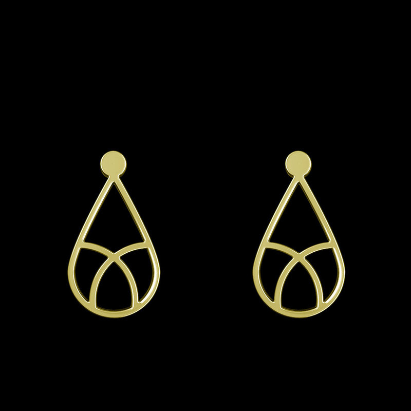 گوشواره طلا 18 عیار زنانه مدوپد مدل اشک کد GA1-10939 گوشواره طلا 18 عیار زنانه مدوپد مدل اشک کد GA1-10939