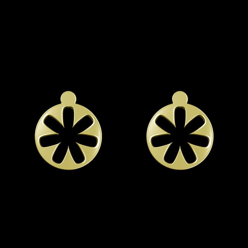 گوشواره طلا 18 عیار زنانه مدوپد مدل گل کد GA1-10951 گوشواره طلا 18 عیار زنانه مدوپد مدل گل کد GA1-10951