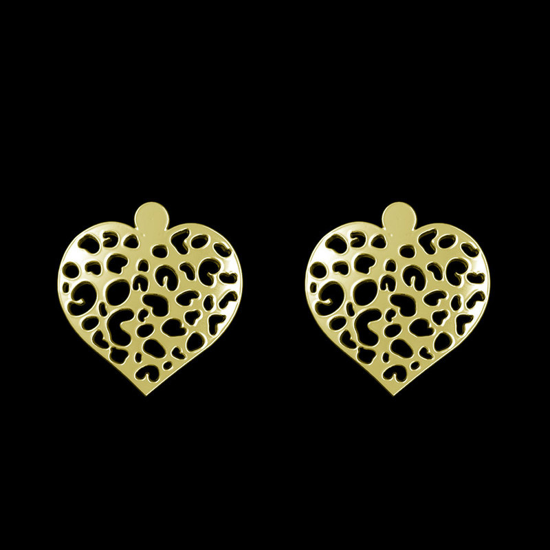 گوشواره طلا 18 عیار زنانه مدوپد مدل قلب کد GA1-10952 گوشواره طلا 18 عیار زنانه مدوپد مدل قلب کد GA1-10952