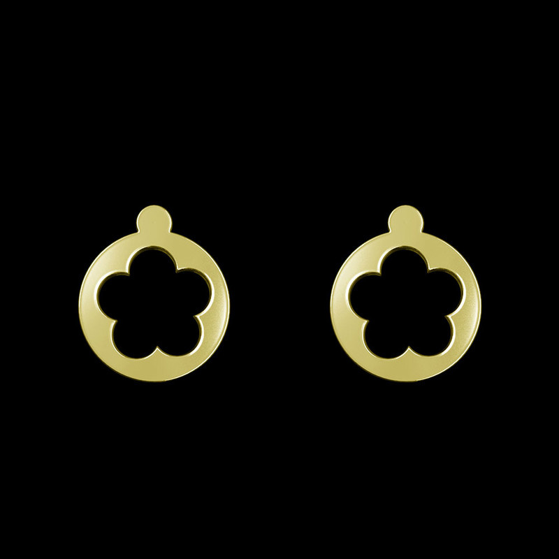 گوشواره طلا 18 عیار زنانه مدوپد مدل گل کد GA1-11004 گوشواره طلا 18 عیار زنانه مدوپد مدل گل کد GA1-11004