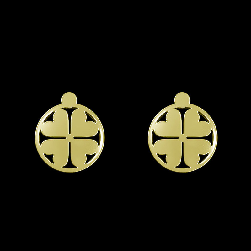 گوشواره طلا 18 عیار زنانه مدوپد مدل گل کد GA1-11009 گوشواره طلا 18 عیار زنانه مدوپد مدل گل کد GA1-11009