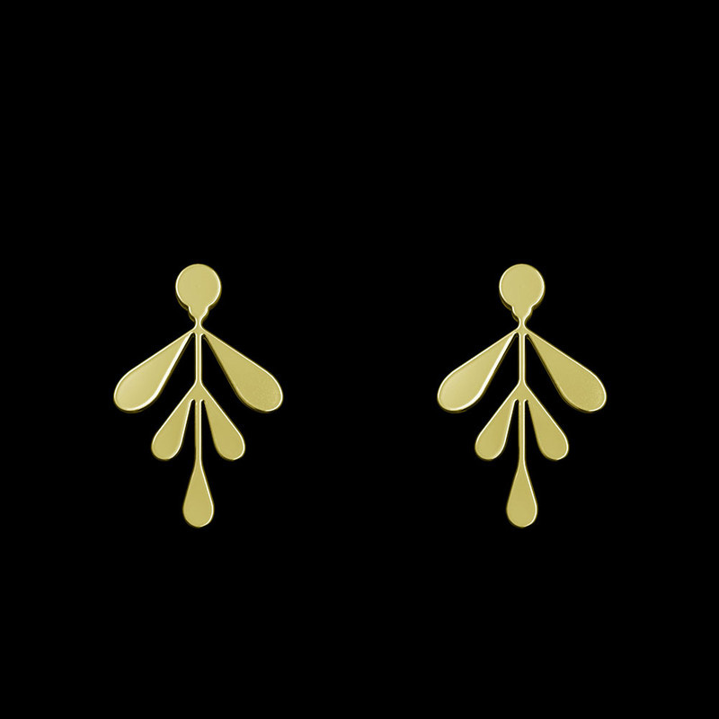 گوشواره طلا 18 عیار زنانه مدوپد مدل برگ کد GA1-11122 گوشواره طلا 18 عیار زنانه مدوپد مدل برگ کد GA1-11122