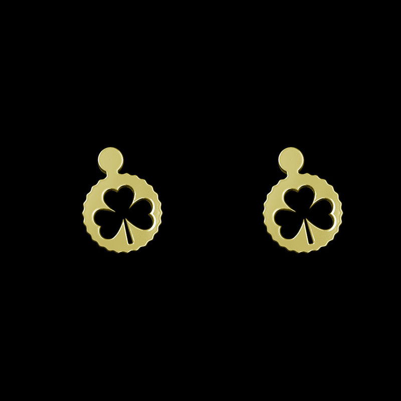 گوشواره طلا 18 عیار زنانه مدوپد مدل برگ کد GA1-11186 گوشواره طلا 18 عیار زنانه مدوپد مدل برگ کد GA1-11186