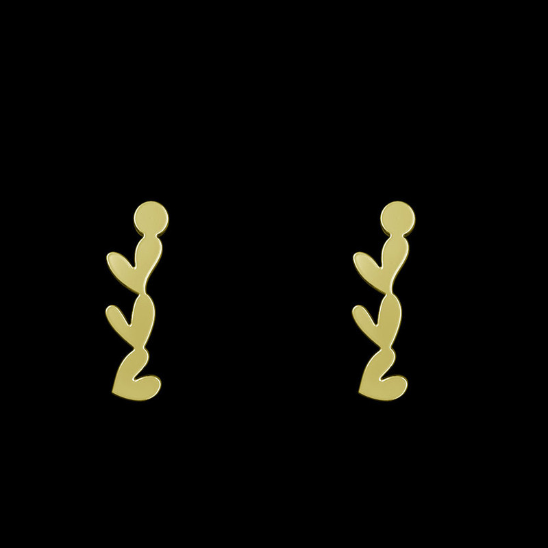 گوشواره طلا 18 عیار زنانه مدوپد مدل قلب کد GA1-11257 گوشواره طلا 18 عیار زنانه مدوپد مدل قلب کد GA1-11257