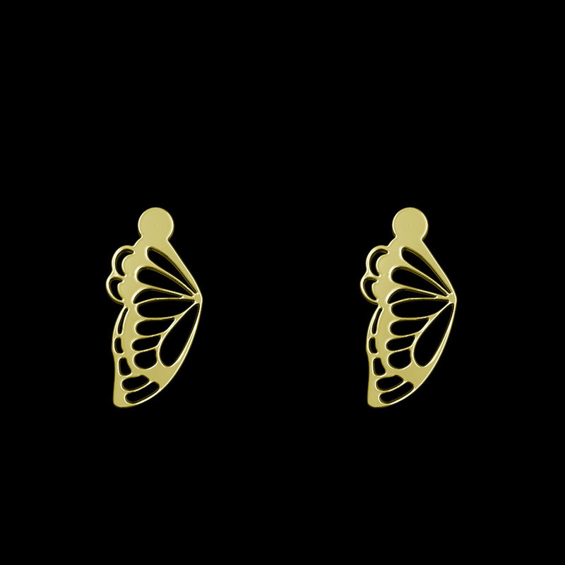 گوشواره طلا 18 عیار زنانه مدوپد مدل بال پروانه کد GA1-11301 گوشواره طلا 18 عیار زنانه مدوپد مدل بال پروانه کد GA1-11301