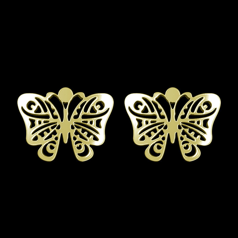 گوشواره طلا 18 عیار زنانه مدوپد مدل پروانه کد GA1-11356 گوشواره طلا 18 عیار زنانه مدوپد مدل پروانه کد GA1-11356