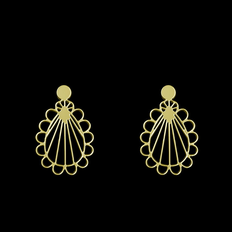 گوشواره طلا 18 عیار زنانه مدوپد مدل هندسی کد GA1-11358 گوشواره طلا 18 عیار زنانه مدوپد مدل هندسی کد GA1-11358