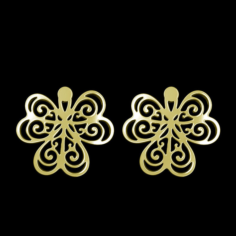 گوشواره طلا 18 عیار زنانه مدوپد مدل گل کد GA1-11389 گوشواره طلا 18 عیار زنانه مدوپد مدل گل کد GA1-11389