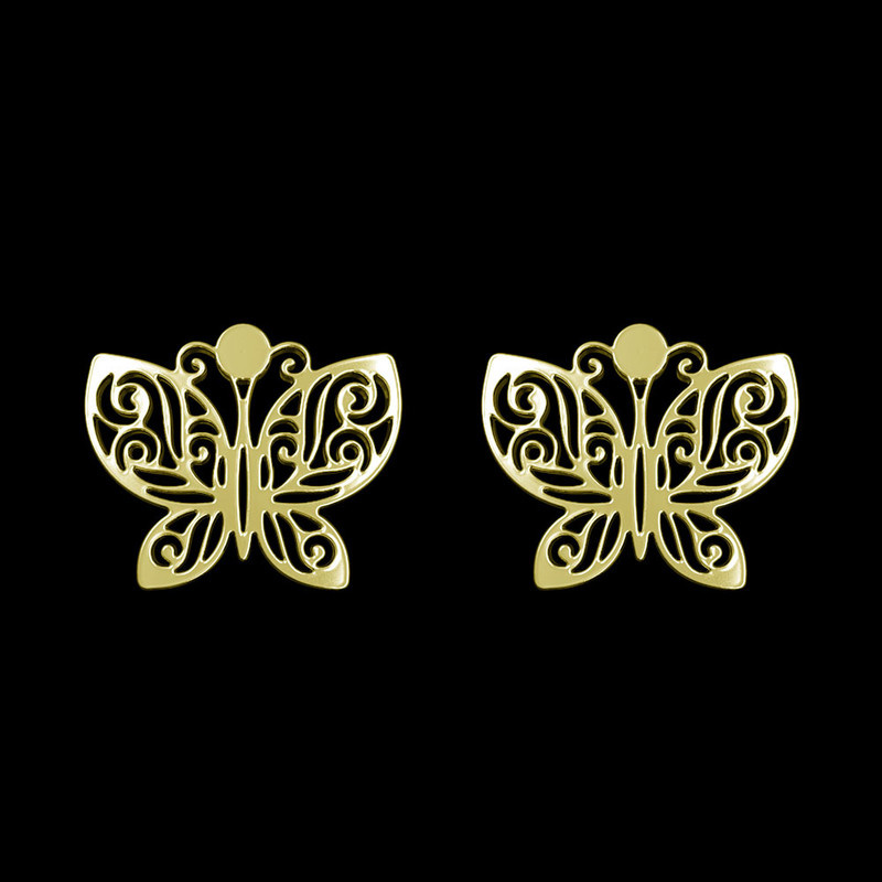 گوشواره طلا 18 عیار زنانه مدوپد مدل پروانه کد GA1-11420 گوشواره طلا 18 عیار زنانه مدوپد مدل پروانه کد GA1-11420