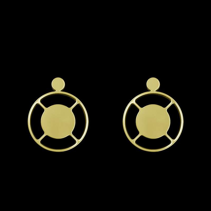 گوشواره طلا 18 عیار زنانه مدوپد مدل دایره کد GA1-11429 گوشواره طلا 18 عیار زنانه مدوپد مدل دایره کد GA1-11429