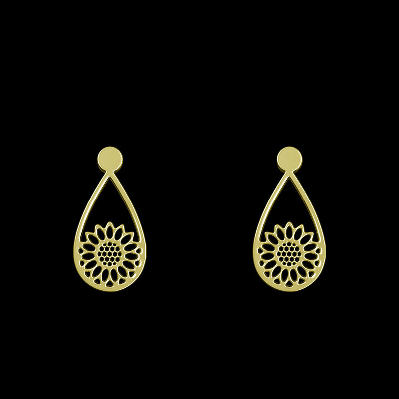 گوشواره طلا 18 عیار زنانه مدوپد مدل گل کد GA1-11475 گوشواره طلا 18 عیار زنانه مدوپد مدل گل کد GA1-11475