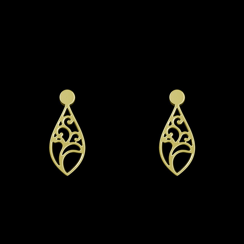 گوشواره طلا 18 عیار زنانه مدوپد مدل هندسی کد GA1-11511 گوشواره طلا 18 عیار زنانه مدوپد مدل هندسی کد GA1-11511