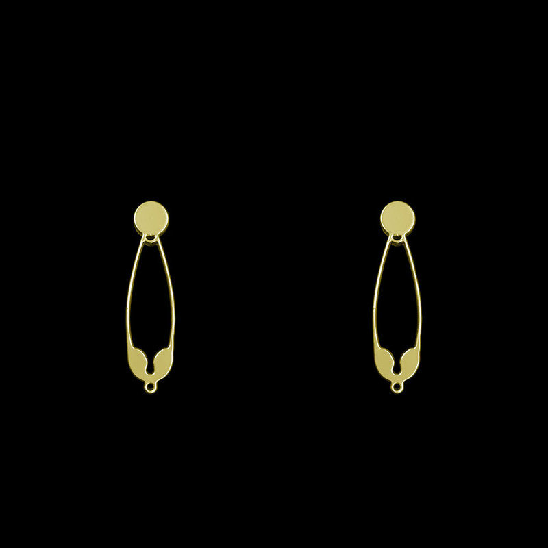 گوشواره طلا 18 عیار زنانه مدوپد مدل سنجاق کد GA1-11515 گوشواره طلا 18 عیار زنانه مدوپد مدل سنجاق کد GA1-11515