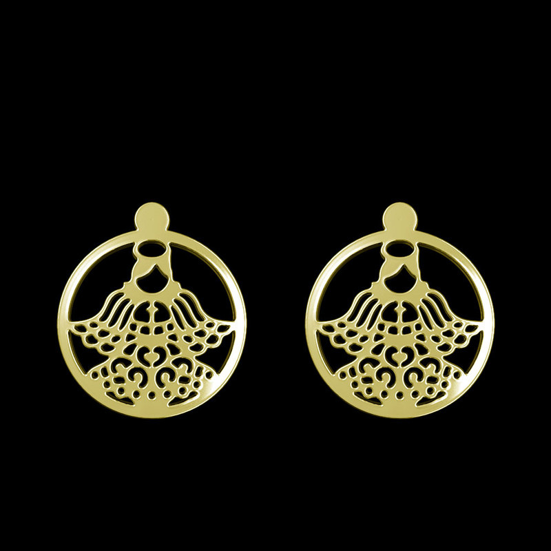 گوشواره طلا 18 عیار زنانه مدوپد مدل فرشته کد GA1-11529 گوشواره طلا 18 عیار زنانه مدوپد مدل فرشته کد GA1-11529