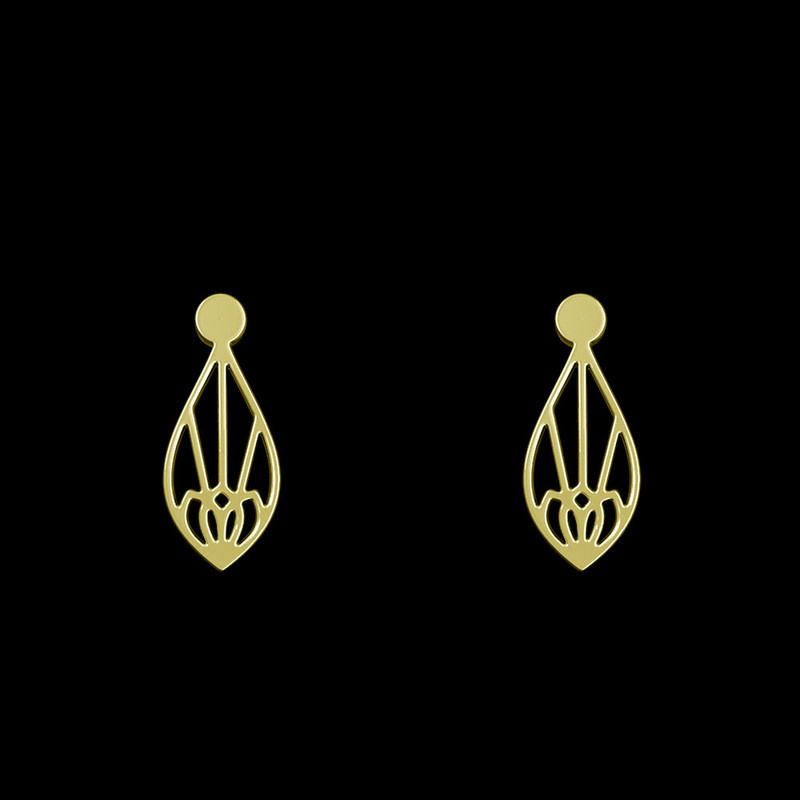 گوشواره طلا 18 عیار زنانه مدوپد مدل اشک کد GA1-11579 گوشواره طلا 18 عیار زنانه مدوپد مدل اشک کد GA1-11579