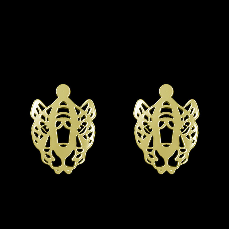 گوشواره طلا 18 عیار زنانه مدوپد مدل ببر کد GA1-11644 گوشواره طلا 18 عیار زنانه مدوپد مدل ببر کد GA1-11644