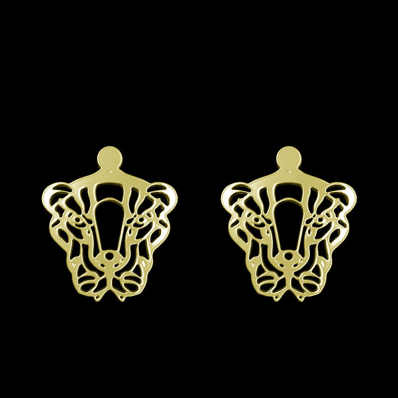 گوشواره طلا 18 عیار زنانه مدوپد مدل ببر کد GA1-11683 گوشواره طلا 18 عیار زنانه مدوپد مدل ببر کد GA1-11683