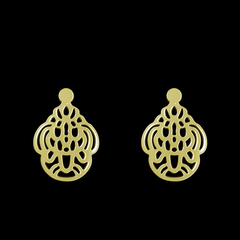 گوشواره طلا 18 عیار زنانه مدوپد مدل هندسی کد GA1-11716 گوشواره طلا 18 عیار زنانه مدوپد مدل هندسی کد GA1-11716