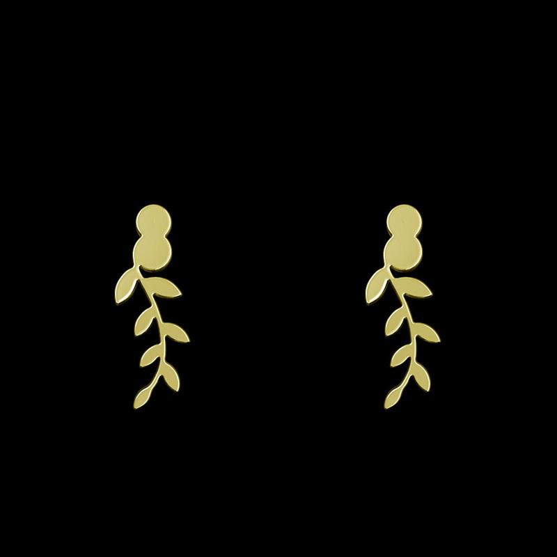 گوشواره طلا 18 عیار زنانه مدوپد مدل برگ کد GA1-11732 گوشواره طلا 18 عیار زنانه مدوپد مدل برگ کد GA1-11732