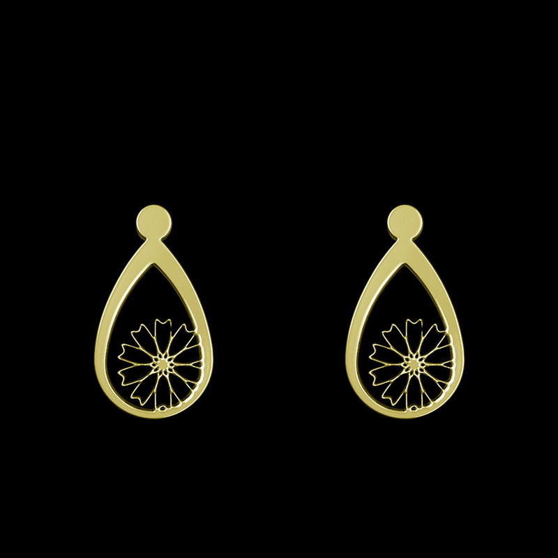 گوشواره طلا 18 عیار زنانه مدوپد مدل گل کد GA1-11751 گوشواره طلا 18 عیار زنانه مدوپد مدل گل کد GA1-11751