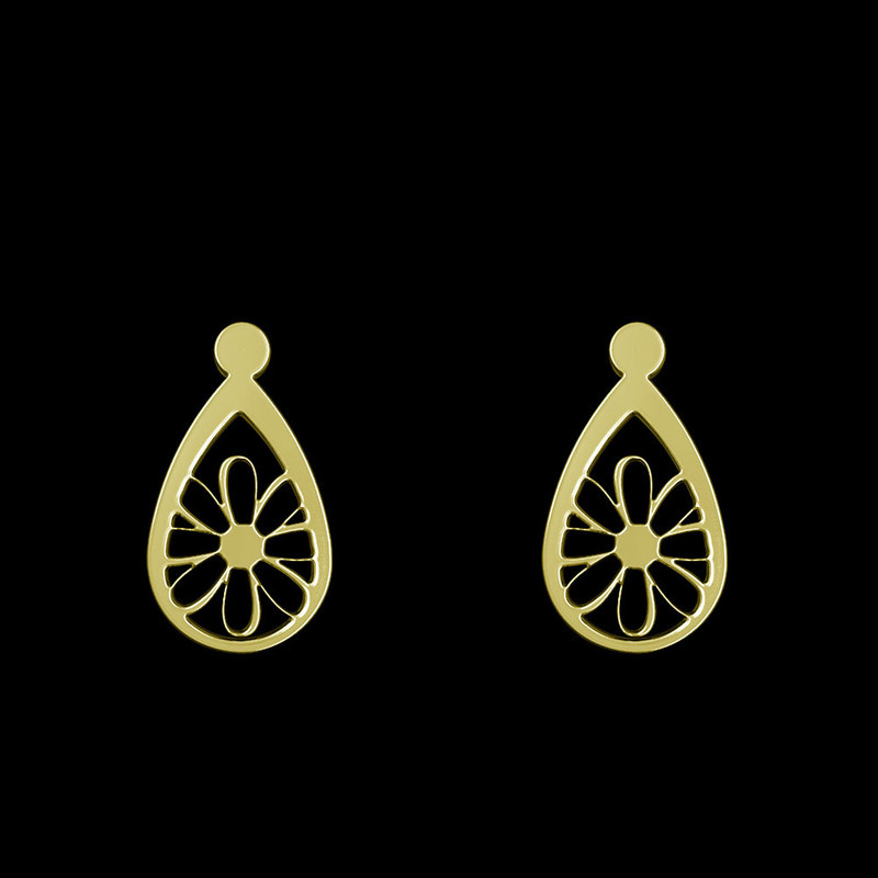 گوشواره طلا 18 عیار زنانه مدوپد مدل گل کد GA1-11752 گوشواره طلا 18 عیار زنانه مدوپد مدل گل کد GA1-11752