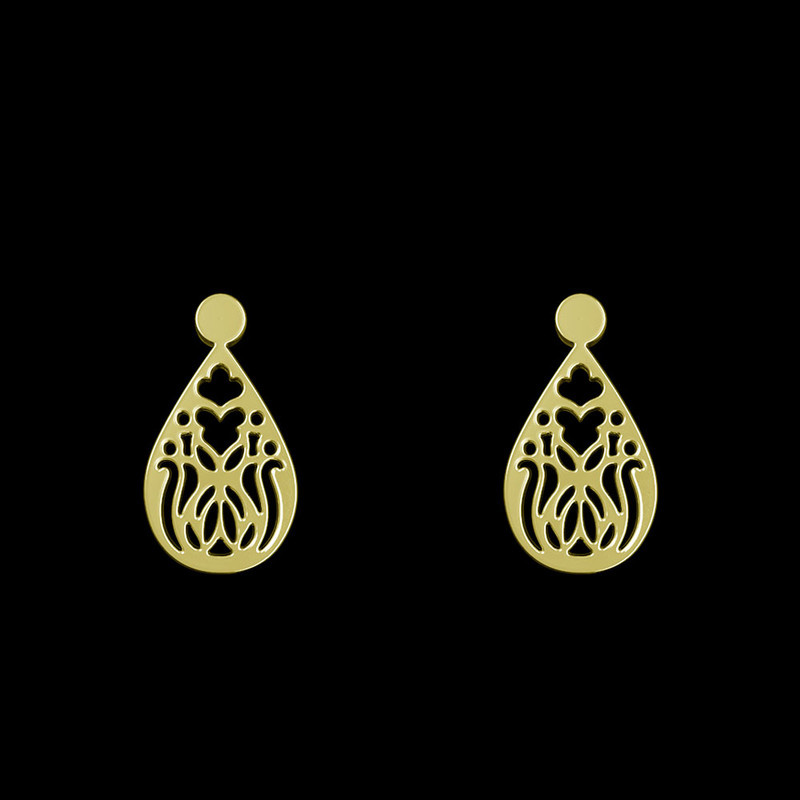 گوشواره طلا 18 عیار زنانه مدوپد مدل هندسی کد GA1-11767 گوشواره طلا 18 عیار زنانه مدوپد مدل هندسی کد GA1-11767