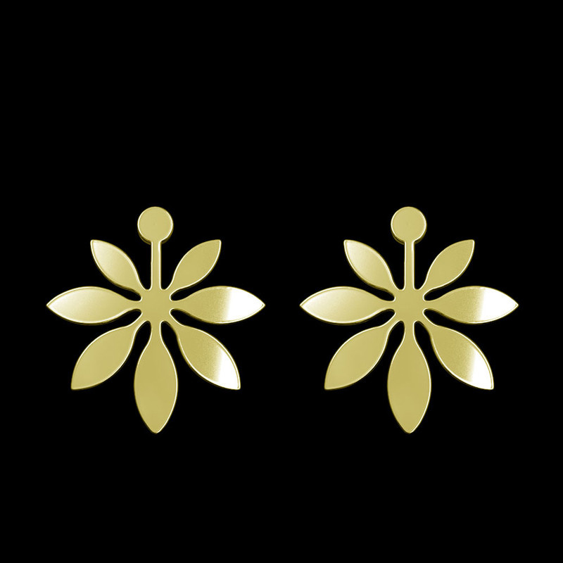 گوشواره طلا 18 عیار زنانه مدوپد مدل برگ کد GA1-11798 گوشواره طلا 18 عیار زنانه مدوپد مدل برگ کد GA1-11798