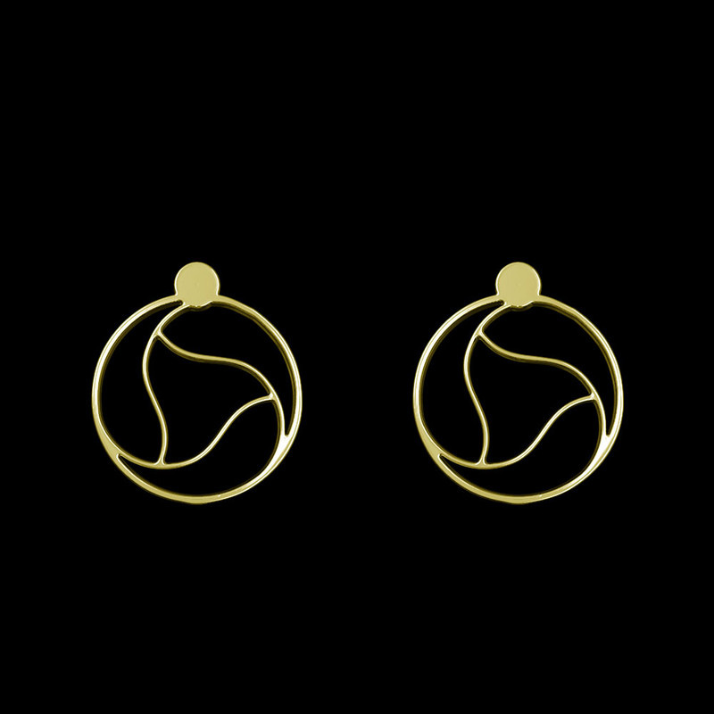 گوشواره طلا 18 عیار زنانه مدوپد مدل دایره کد GA1-11817 گوشواره طلا 18 عیار زنانه مدوپد مدل دایره کد GA1-11817