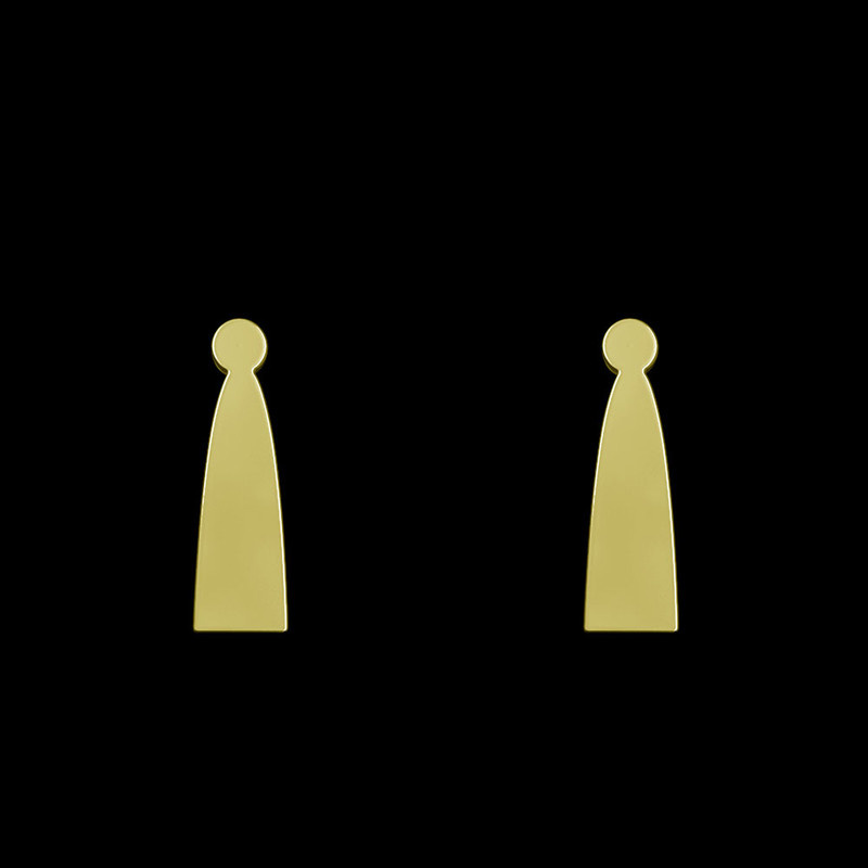 گوشواره طلا 18 عیار زنانه مدوپد مدل هندسی کد GA1-11824 گوشواره طلا 18 عیار زنانه مدوپد مدل هندسی کد GA1-11824