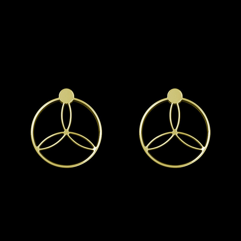 گوشواره طلا 18 عیار زنانه مدوپد مدل دایره کد GA1-11832 گوشواره طلا 18 عیار زنانه مدوپد مدل دایره کد GA1-11832