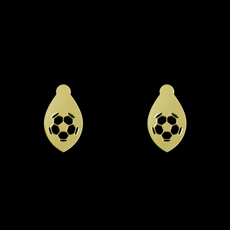 گوشواره طلا 18 عیار زنانه مدوپد مدل توپ فوتبال کد GA1-11884 گوشواره طلا 18 عیار زنانه مدوپد مدل توپ فوتبال کد GA1-11884
