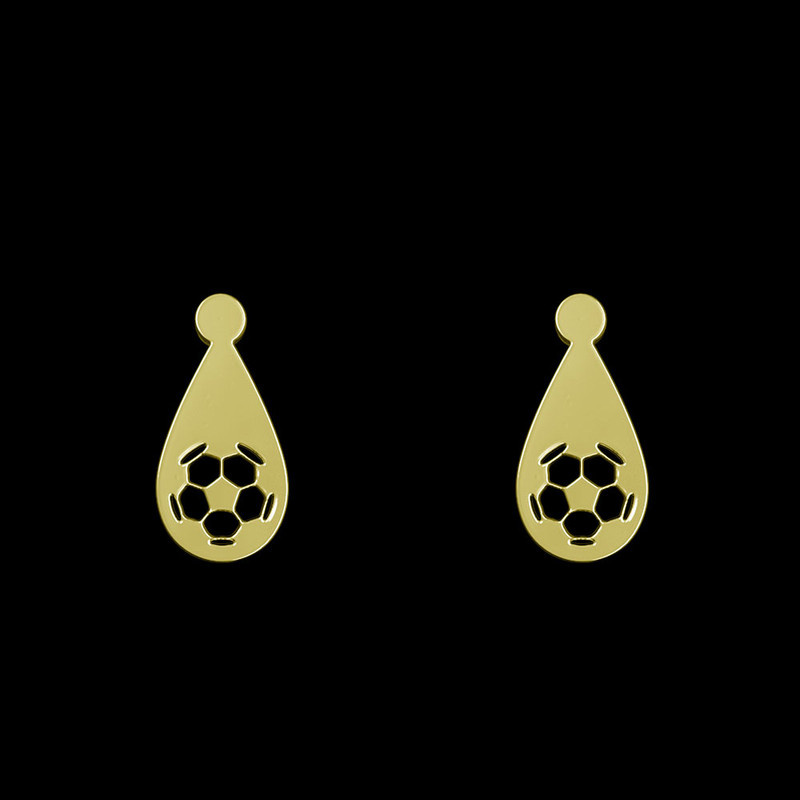 گوشواره طلا 18 عیار زنانه مدوپد مدل توپ فوتبال کد GA1-11902 گوشواره طلا 18 عیار زنانه مدوپد مدل توپ فوتبال کد GA1-11902