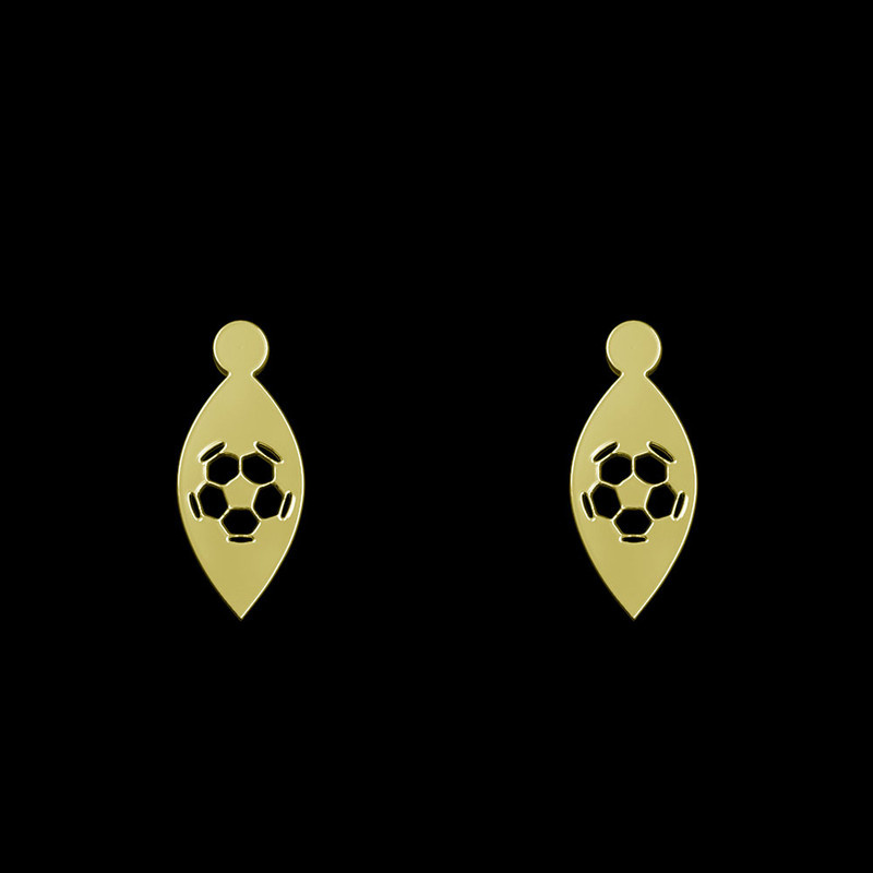 گوشواره طلا 18 عیار زنانه مدوپد مدل توپ فوتبال کد GA1-11905 گوشواره طلا 18 عیار زنانه مدوپد مدل توپ فوتبال کد GA1-11905