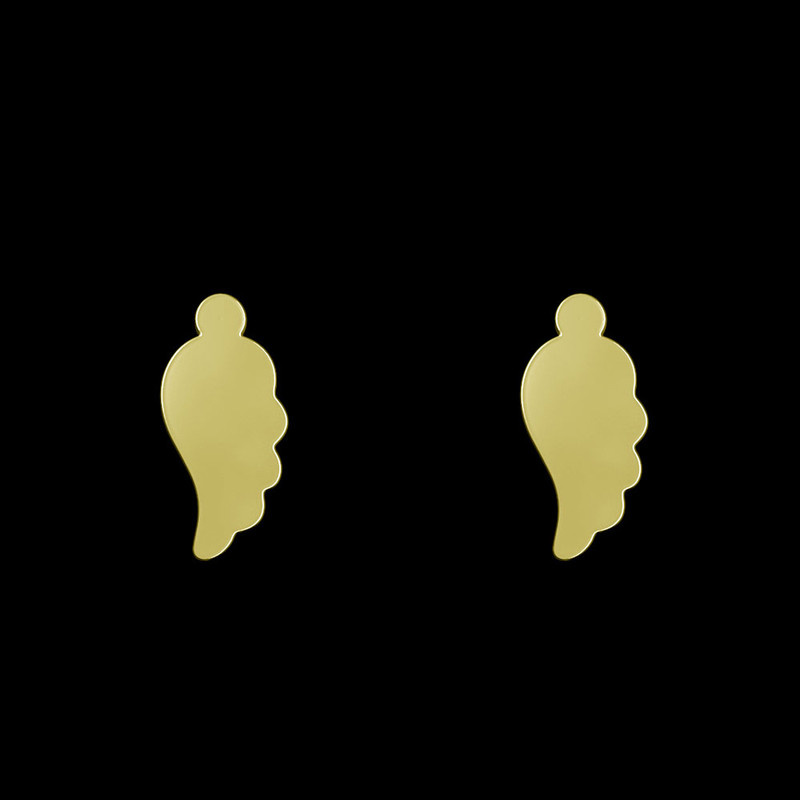 گوشواره طلا 18 عیار زنانه مدوپد مدل بال کد GA1-11908 گوشواره طلا 18 عیار زنانه مدوپد مدل بال کد GA1-11908