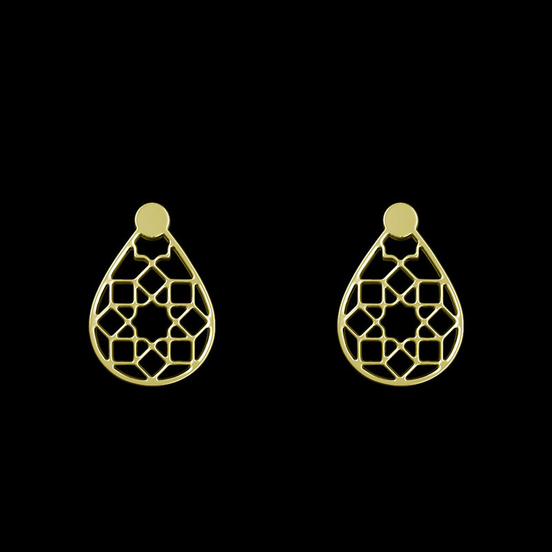 گوشواره طلا 18 عیار زنانه مدوپد مدل هندسی کد GA1-11918 گوشواره طلا 18 عیار زنانه مدوپد مدل هندسی کد GA1-11918