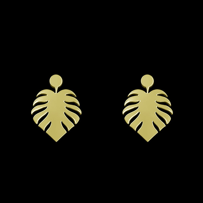 گوشواره طلا 18 عیار زنانه مدوپد مدل برگ کد GA1-12004 گوشواره طلا 18 عیار زنانه مدوپد مدل برگ کد GA1-12004