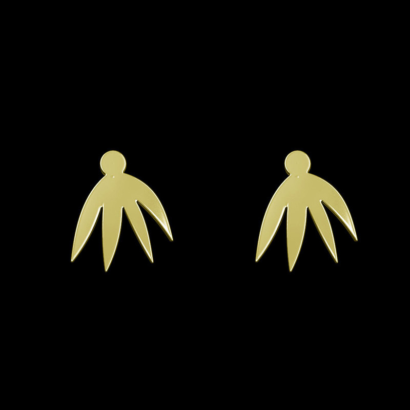 گوشواره طلا 18 عیار زنانه مدوپد مدل برگ کد GA1-12022 گوشواره طلا 18 عیار زنانه مدوپد مدل برگ کد GA1-12022