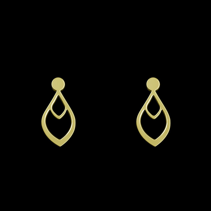 گوشواره طلا 18 عیار زنانه مدوپد مدل اشک کد GA1-12042 گوشواره طلا 18 عیار زنانه مدوپد مدل اشک کد GA1-12042