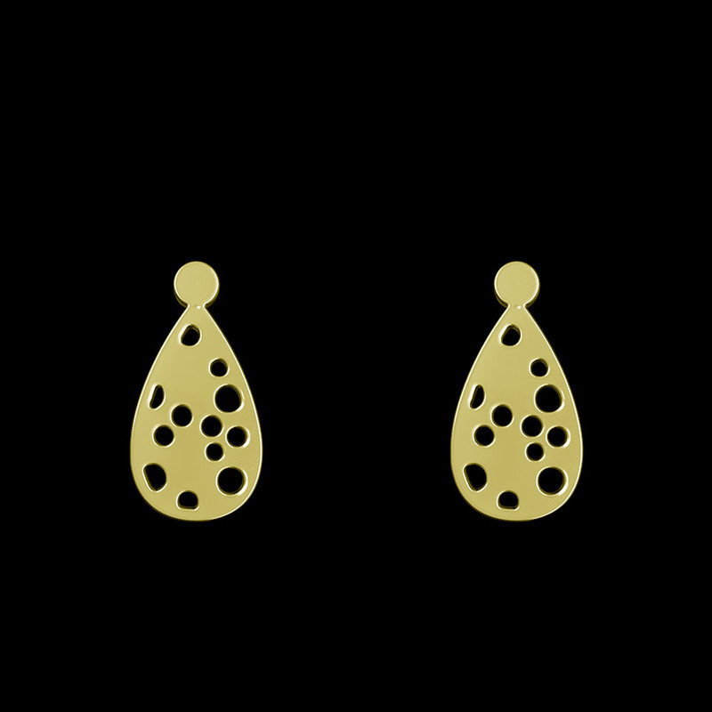 گوشواره طلا 18 عیار زنانه مدوپد مدل اشک کد GA1-12064 گوشواره طلا 18 عیار زنانه مدوپد مدل اشک کد GA1-12064